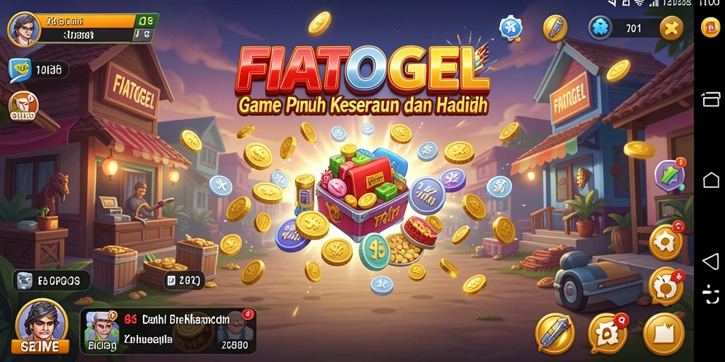 Tampilan gameplay FIATOGEL yang menarik dan interaktif.