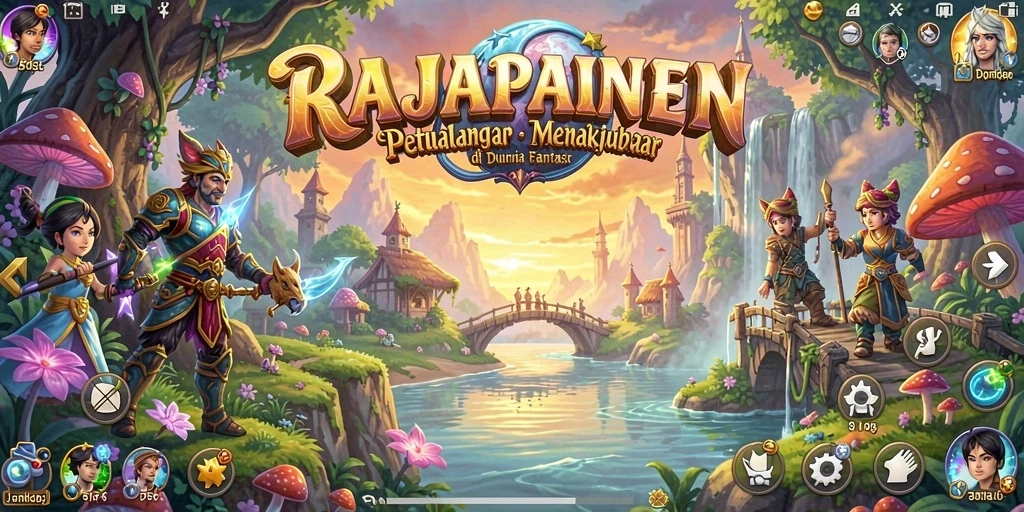Screenshot utama RAJAPANEN menampilkan gameplay petualangan yang menegangkan.