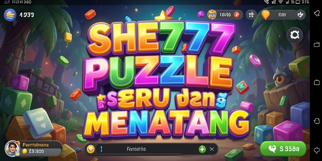 Tangkapan layar gameplay seru SHE777 dengan tantangan Puzzle.