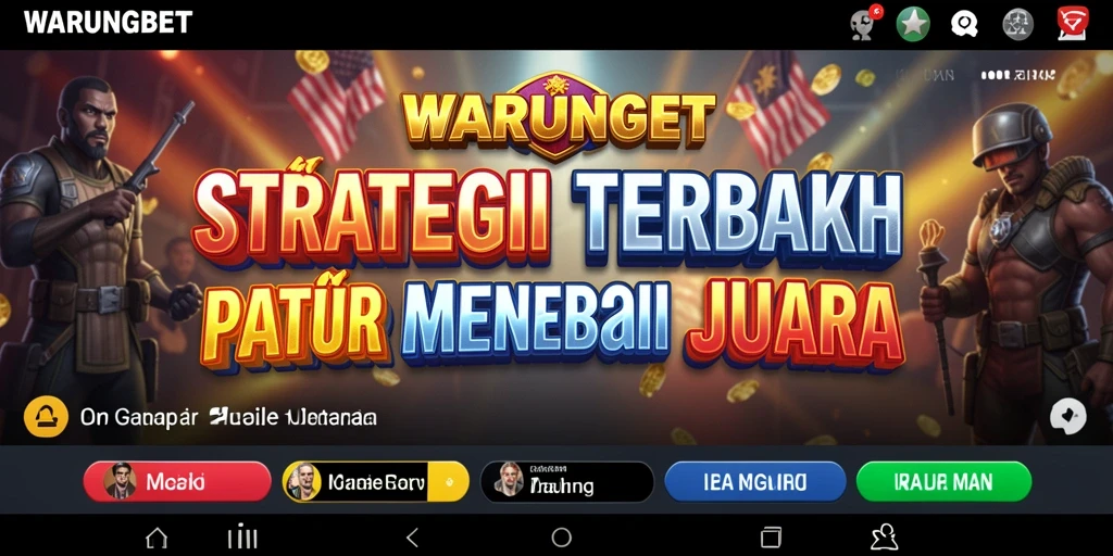 Tampilan menarik dari gameplay STRATEGY di WARUNGBET.